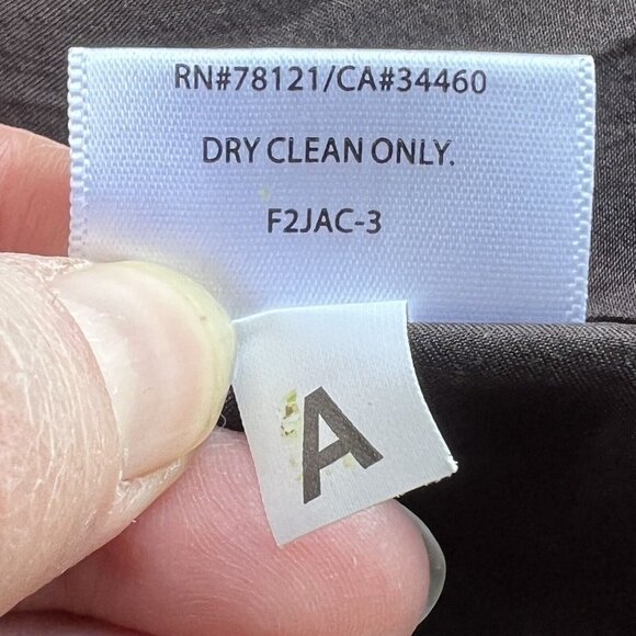 Eileen Fisher Brown Viscose Blend Open Front Short Sleeve Blazer Jacket Petite M - Picture 6 of 6